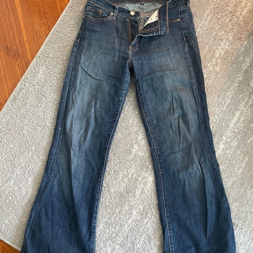 Size six fit and flare jeans